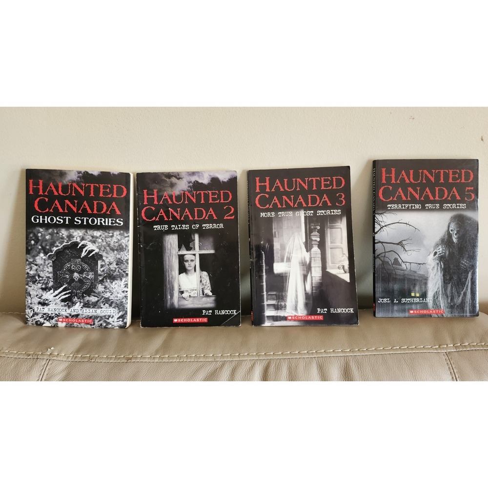 Haunted Canada:โ True Tales Of Terror Book Lot x4 Extra Scholastic Paperback